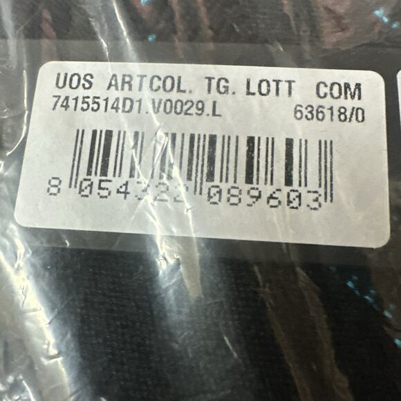 Stone Island Logo Intarsia Black Crewneck Sweater 7415514D1.V0029.L Men's Large - Picture 3 of 3